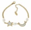 BRACELET GOLD CELEBRITY STAINLESS STEEL
